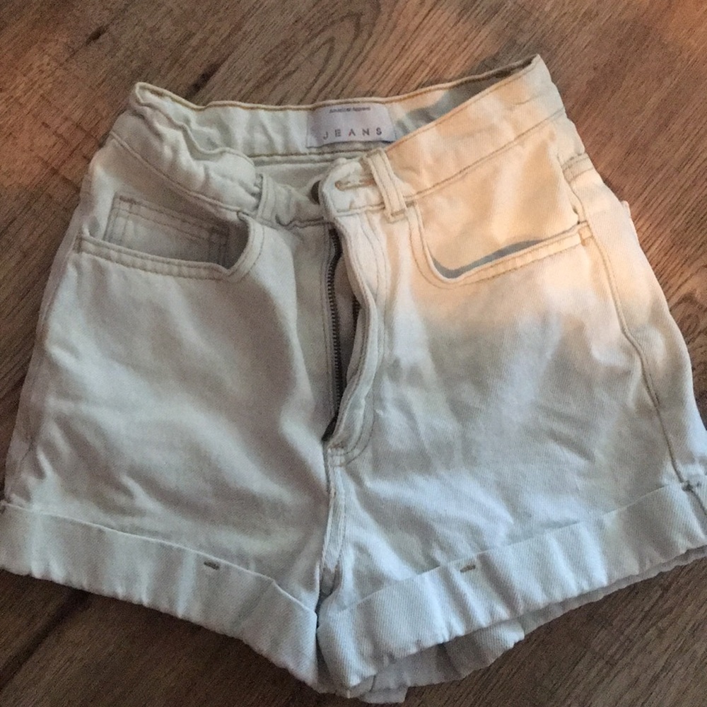 American Apparel High-Wasted Denim Shorts